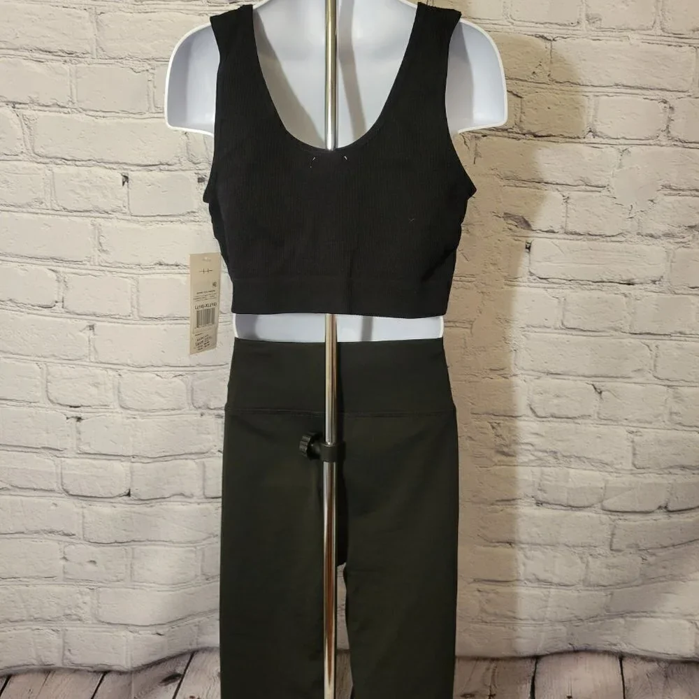 Habitual Girls' Lainey Crop Top & Leggings Set